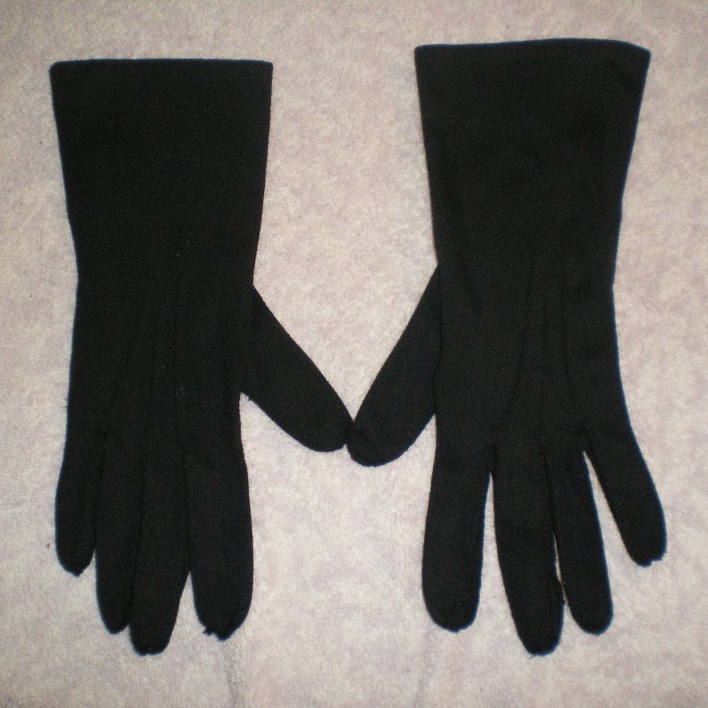 Vintage 1950's/60's Short Dress Black Gloves #3